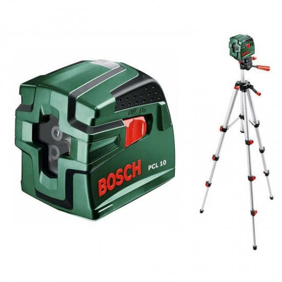 Nivela laser cu linii Bosch PCL 10 Set
