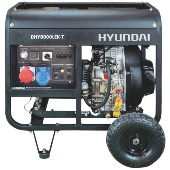 Generator de curent diesel Hyundai DHY8000LEK-T
