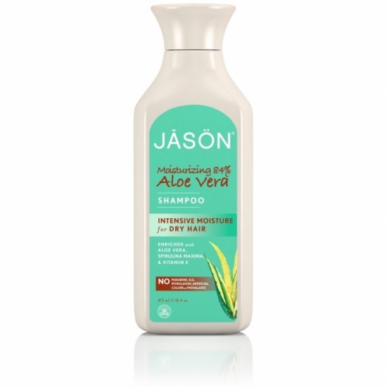 Sampon hidratant cu aloe vera 84%, pentru par uscat, Jason, 473 ml