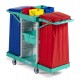 Cărucior cu 3 zone: suport pliabil pentru sac de 120 L, zonă de depozitare cu sertar și suport pliabil pentru sac de 120L Magic 230B