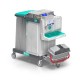 Carucior curatenie spital cu sistem dozare detergent Magic 806S