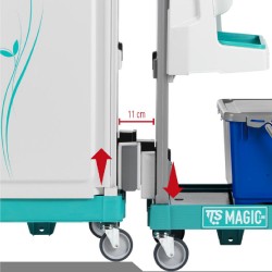 Carucior curatenie Magic Dosely cu sistem modular