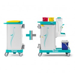 Carucior curatenie Magic Dosely cu sistem modular