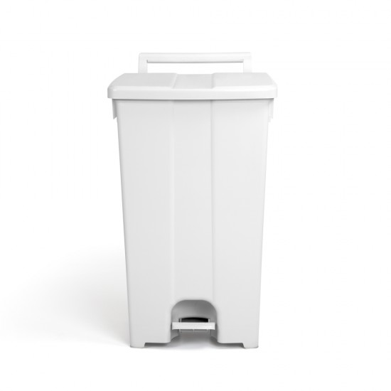 Coș de gunoi cu pedala și capac, prevăzut cu cutie si cartuş pentru eliminarea mirosurilor 90litri