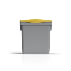 Galeata 4 litri cu capac colorat