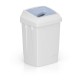 50 L dustbin with coloured shaped insert, complete with set of 6 labels for separate waste collection