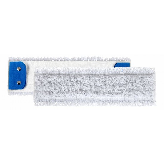 Polyester flat mop with buttons