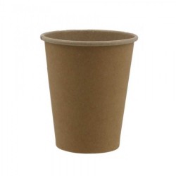 Pahar carton 8 oz natur set 