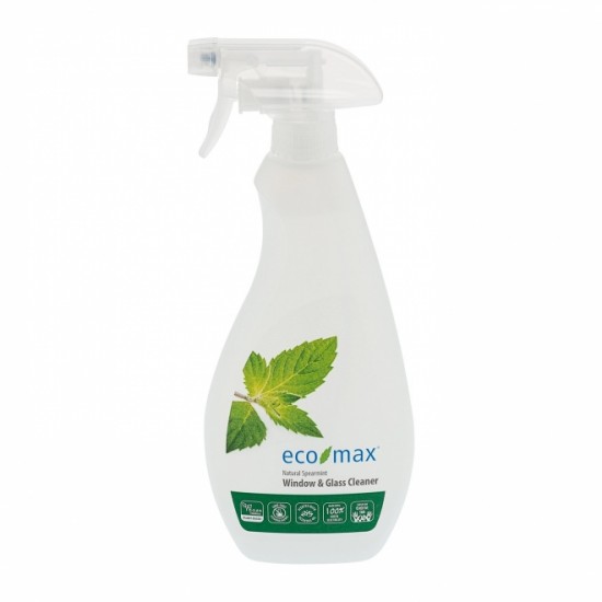 Solutie pentru curatat geamuri si sticla cu menta creata, Ecomax, 710 ml ECO