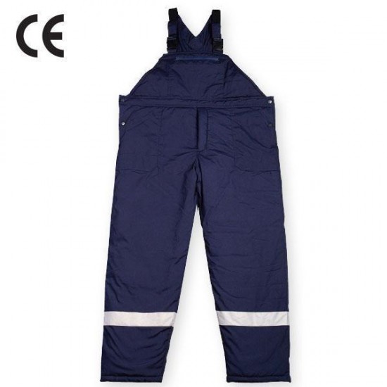 Pantaloni de munca cu pieptar pentru anotimpul rece