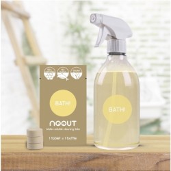 Solutie curatare BAIE - zero waste - recipient si tablete, Noout