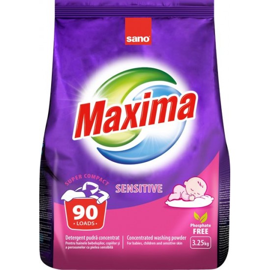 Detergent rufe pudra Sano Maxima Sensitive 