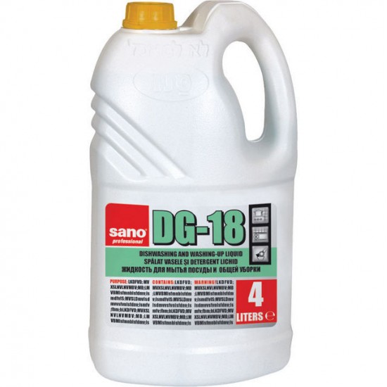 Detergent vase si uz general superconcentrat Sano Professional DG-18 4L