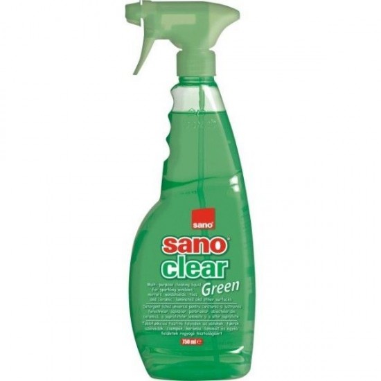 Detergenti geamuri Sano Clear Green Trigger HoReCa